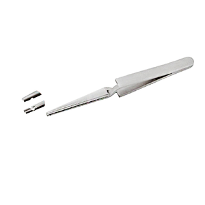 Pinzas para manualidades DIY de grado industrial Agarre inverso con punta fina de acero inoxidable y mango de plástico - Product Image 1