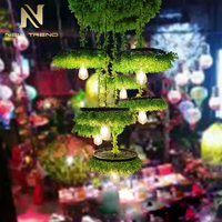 Lustre LED de style naturel pour décoration intérieure, aménagement paysager et mariages