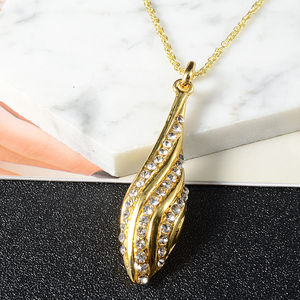 Dubai High Quality Copper Necklace Earrings Sets Women Wedding Party <b>Accessories</b> for Women Jewelry Set - Product Image 2