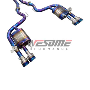 Échappement exceptionnel pour Ford <span class=keywords><strong>Mustang</strong></span> <span class=keywords><strong>GT</strong></span> 5.0L V8, système d'échappement Valvetronic, silencieux en titane, échappement sport à soupapes, épaisseur 1,2 mm, 2 - Product Image 5