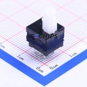 SPPH110900 Push Button Switch Through hole Component (THT) Switch Self-Locking Square Plunger Through Hole 100mA - Product Image 1