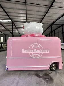 New Style Mobile Food Truck Fully Equipped Stainless Steel Ice Cream Fast Food Vending Trailer for Customized Kitchen Equipment - Product Image 3