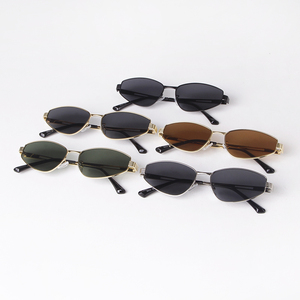 STORY STY9600A Unisex Retro lente verde conducción gafas de <span class=keywords><strong>sol</strong></span> MARCO DE Metal Vintage gafas de pesca al aire libre UV400 gafas de <span class=keywords><strong>sol</strong></span> de ojo de gato - Product Image 5