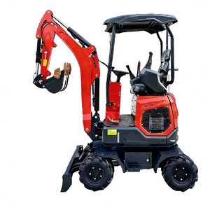 EURO 5 Rad-Minibagger 1,5 Tonnen 0,02m³ Schaufel Kleiner Radbagger für Gartenbau Gebrauchter Bagger zum Verkauf - Product Image 6