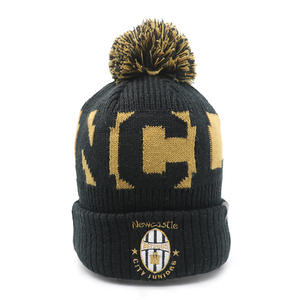 Gorros de Punto Acrílicos 100% con Logotipo Bordado Personalizado, Gorros con Pompón, Forro Polar Cálido, Resistentes al Viento y de Alta Elasticidad - Product Image 2