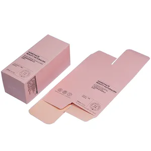 कस्टम लोगो स्किनकेयर सौंदर्य प्रसाधन पैकेजिंग के लिए पर्यावरण के अनुकूल कार्ड कागज बॉक्स
