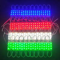 Module LED 2835, 20 pièces/lot, éclairage intérieur/extérieur, injection étanche, 60-249 lumens, DC12V, enseigne lumineuse pour magasin, publicité