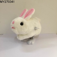 Joyeuses Pâques ! Jouets à remonter pour enfants, jouets en forme d'œuf d'animal à remonter, jouets en peluche qui sautent et marchent, poussins en peluche
