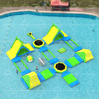 TUV passé gonflable pour le jeu de sports nautiques de parc aquatique taille personnalisée jouets d'eau flottants caractéristique Durable