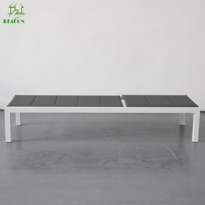 Hôtel balcon lit de soleil mobilier d'extérieur Patio Chaise longue lit en aluminium transat plage chaises longues pour piscine - Product Image 5