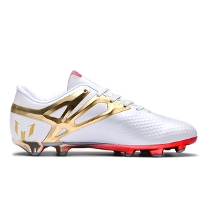Chaussures de football pour hommes à tige basse, crampons TF AG, pour adolescentes, garçons, noires et blanches, chaussures d'entraînement de football, chaussures de football personnalisées - Product Image 6