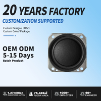 Haut-parleur étanche pleine gamme 1,75 pouce 4 ohms 5W avec transducteur en métal haute performance pour systèmes audio extérieurs
