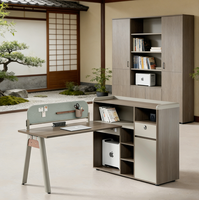 Meubles de bureau de luxe, chaise de bureau pivotante à dossier haut pour dirigeant, table de direction pour président, PDG