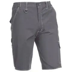 Pantaloncini - 152 S Flex - Colore: Grigio - Pantaloncini multitasche con elastico in vita. Due tasche aperte - Product Image 2