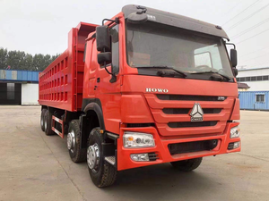 Camion benne d'occasion Sinotruk Euro 2 Diesel 8x4 à conduite à gauche, prix promotionnel - Product Image 2