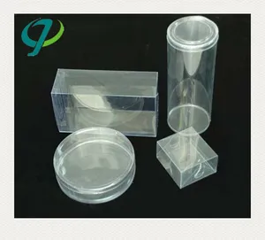 Kunden spezifische PVC PET PP Clear Transparent Kunststoff Zylinder box