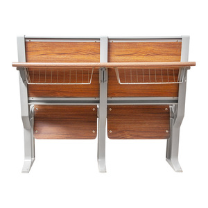 Silla de fila para piloto 920, versión de madera con pasamanos, para uso en escuelas, hospitales y teatros - Product Image 4