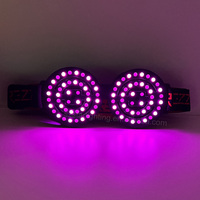 Nouveau Lunettes LED DJ officielles de qualité personnalisées OEM arrivées Lunettes lumineuses pour les fêtes de festivals de musique