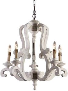 Lámpara Colgante <span class=keywords><strong>de</strong></span> <span class=keywords><strong>Techo</strong></span> Estilo Rústico Americano, <span class=keywords><strong>de</strong></span> Madera, Retro, Tipo Candelabro - Product Image 2