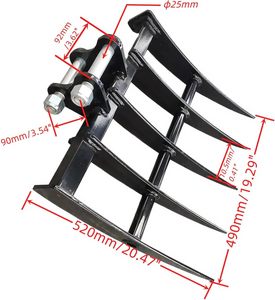 Accessoires de châssis d'excavatrice Chenilles en acier Pistes d'excavatrice Traitement de surface thermique Bulldozers Tarière Tondeuse à gazon Pince à bois - Product Image 3