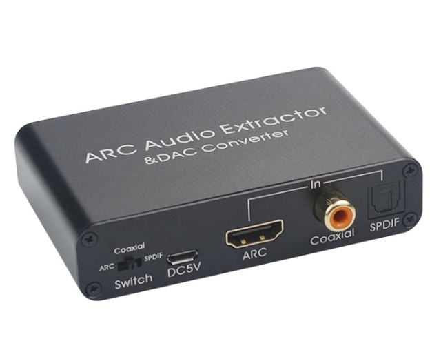 HDTV ARC Audio Return Channel Digital-to-Analog Converter