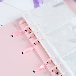 بيع بالجملة توريد A6 حزام جلد Bowknot إدراج 3-لبطاقات العمل والصور تخزين ملصق - Product Image 4