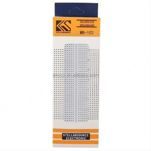 Plaque de prototypage sans soudure 830 points pour Arduino MB-102 - Product Image 1