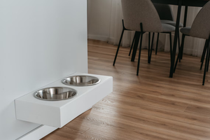 Mangeoire suspendue en bois pour chien, station d'alimentation murale pour animaux, gamelles pour Labrador, support de nourriture pour <span class=keywords><strong>berger</strong></span> - Product Image 2