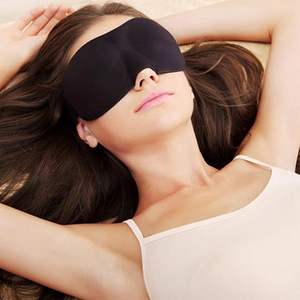 Masker Mata Tidur 3D dengan Tali Pengikat yang Dapat Disesuaikan, Penutup Mata Pria & Wanita, Penghalang Cahaya, Penutup Mata Lembut Nyaman untuk Tidur dan Perjalanan - Product Image 5
