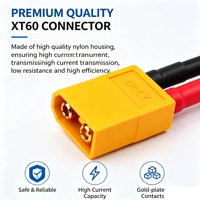 Câbles de haute performance 600V avec connecteurs XT60 XT90, gaine en silicone PBT IP66, conducteurs en cuivre étamé à 2 fils