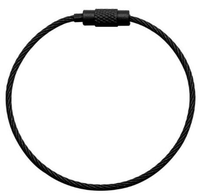 Anneaux de câble métalliques en acier inoxydable de 1,5 mm, anneaux de câble à vis, chaîne de câble en acier coloré