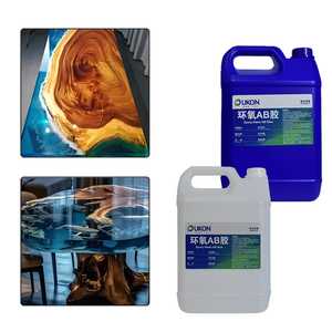 Tự san lấp mặt bằng chất lỏng nhựa Epoxy AB keo cho gỗ sông bảng nhựa Epoxy chất lỏng trên bàn hàng đầu - Product Image 1