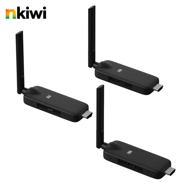 NKIWI 1080p Wireless Hdmi-compatible Adapter One Transmitter and Four Receivers Extender Kit Hdmi-compatible Sans Fil Wireless