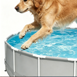 Piscine hors sol ronde en acier avec structure prismatique facile à monter, 10 pieds x 30 pouces, piscine familiale professionnelle pour l'extérieur - Product Image 3