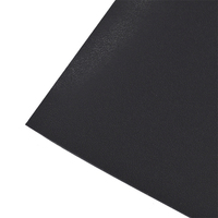 Plaque en plastique ABS sur mesure, texture peau d'orange, noir texturé, prix usine, vente en gros