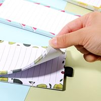 Bloc-notes flexible auto-adhésif 21 x 9 cm, calendrier magnétique amovible, aimant décoratif pour réfrigérateur, rappel magnétique BOYI YL067