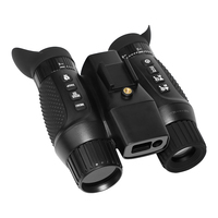 Gafas de Visión Nocturna Digital Infrarroja 4K con Alcance de 350m, Zoom 8X, Linterna de 3W, Montaje en Casco, Grabación, Binoculares