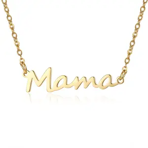 Infinity Love Eenvoudige Schattige Roestvrijstalen Mama Ketting Voor Moederdag Sieraden