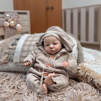 Muñeca Reborn Realista de 18 Pulgadas (48 cm) para Recién Nacidos, Linda Muñeca de Silicona para Manualidades, Muñeca de Arte Hecha a Mano, Regalo Moderno para Niños