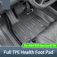 Tapis de sol, appuie-tête et doublure de coffre sur mesure en TPE écologique pour BYD Sealion 7 EV (Sea Lion 07 EV) 2023 – Accessoires intérieurs de voiture sur mesure