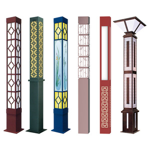 เสาไฟตกแต่งสวนพลังงานแสงอาทิตย์ Juming ขนาด 3 เมตร ไฟ LED สำหรับภายนอกอาคาร  วัสดุอะลูมิเนียม ควบคุมอัจฉริยะ เหมาะสำหรับสวนสาธารณะและลานบ้าน - Product Image 3