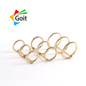 Văn Phòng Ràng Buộc Kim Loại Xoắn Ốc Ràng Buộc Nhẫn Lỏng Lá Chất Kết Dính 3 Lỗ Nhẫn Clip Chất Kết Dính Cho Lịch Máy Tính Xách Tay Album Cuốn Sách Vòng - Product Image 3