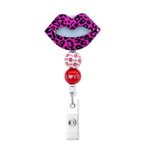 Custom Valentine Day Retractable <b>Nurse</b> <b>Badge</b> Reel ID <b>Name</b> Card <b>Badge</b> Holder with Alligator Clip for Nursing Student - Product Image 6
