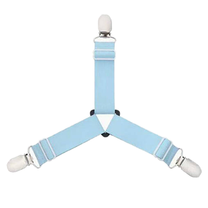 Sujetadores elásticos triangulares ajustables para sábanas, cintas de gancho y bucle, soporte de pinza, correas, Clip para sábanas y fundas de colchón - Product Image 1
