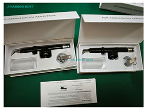 Nouveau <span class=keywords><strong>micro</strong></span>-sablage <span class=keywords><strong>dentaire</strong></span> à l'oxyde d'aluminium et polisseur à air abrasif avec eau pour le blanchiment des dents, turbine - Product Image 3