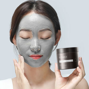 Mascarilla de barro de limpieza de poros de etiqueta privada OEM Mascarilla de arcilla purificadora de control de aceite con ácido salicílico Jojoba Purslane para espinillas de acné - Product Image 1