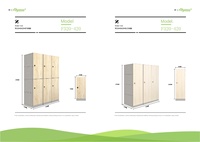 Casier de rangement moderne en plastique ABS pour piscine, salle de sport, dortoir avec serrure électronique à combinaison de clés-Armoire
