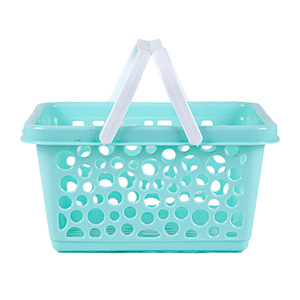 Colorful plastic <b>storage</b> basket made of safe PP material, perfect <b>for</b> organizing kids' <b>toys</b> in playrooms or bedrooms - Product Image 3