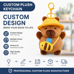 Boîte mystère : Peluches personnalisées Capybaras, jouets en peluche, porte-clés, peluche de capybaras, jouet en peluche, porte-clés - Product Image 1