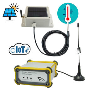 เซ็นเซอร์วัดอุณหภูมิไร้สายพลังงานแสงอาทิตย์ IoT พร้อมตัวส่งสัญญาณ 4-20mA เซ็นเซอร์วัดอุณหภูมิไร้สายพลังงานแสงอาทิตย์ - Product Image 1